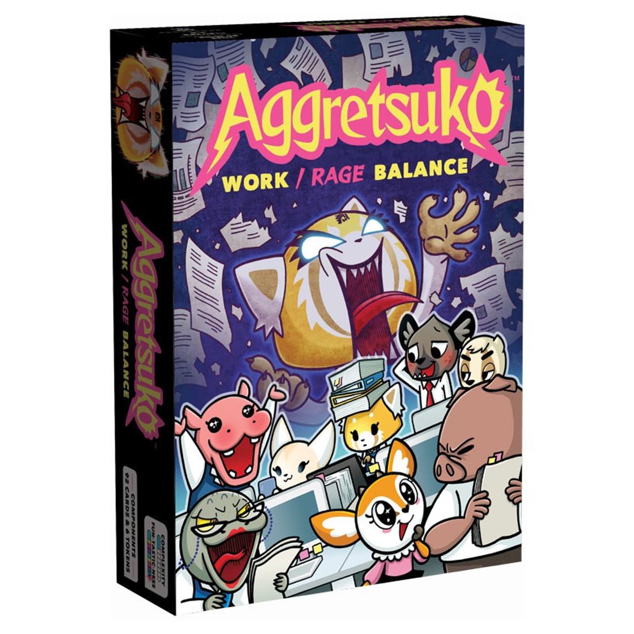 Aggretsuko: Work/Rage Balance Card Game
