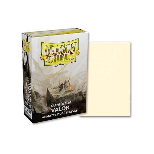 Dragon Shield Matte Dual Sleeves 60 Japanese Size- Valor