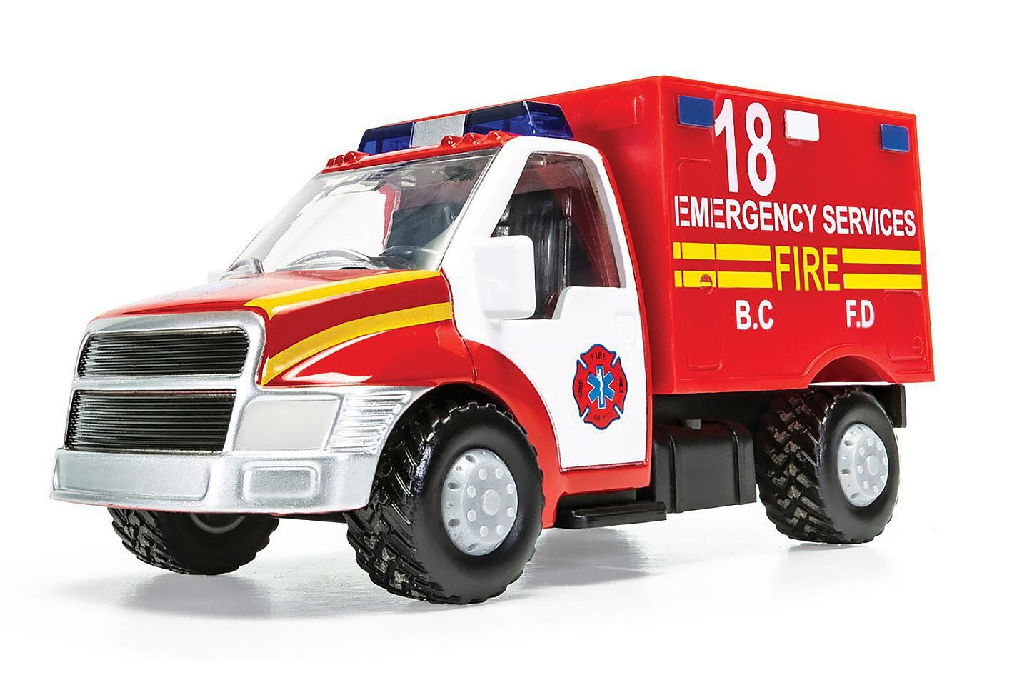 Rescue Fire Truck Chunkies Corgi Diecast Toy