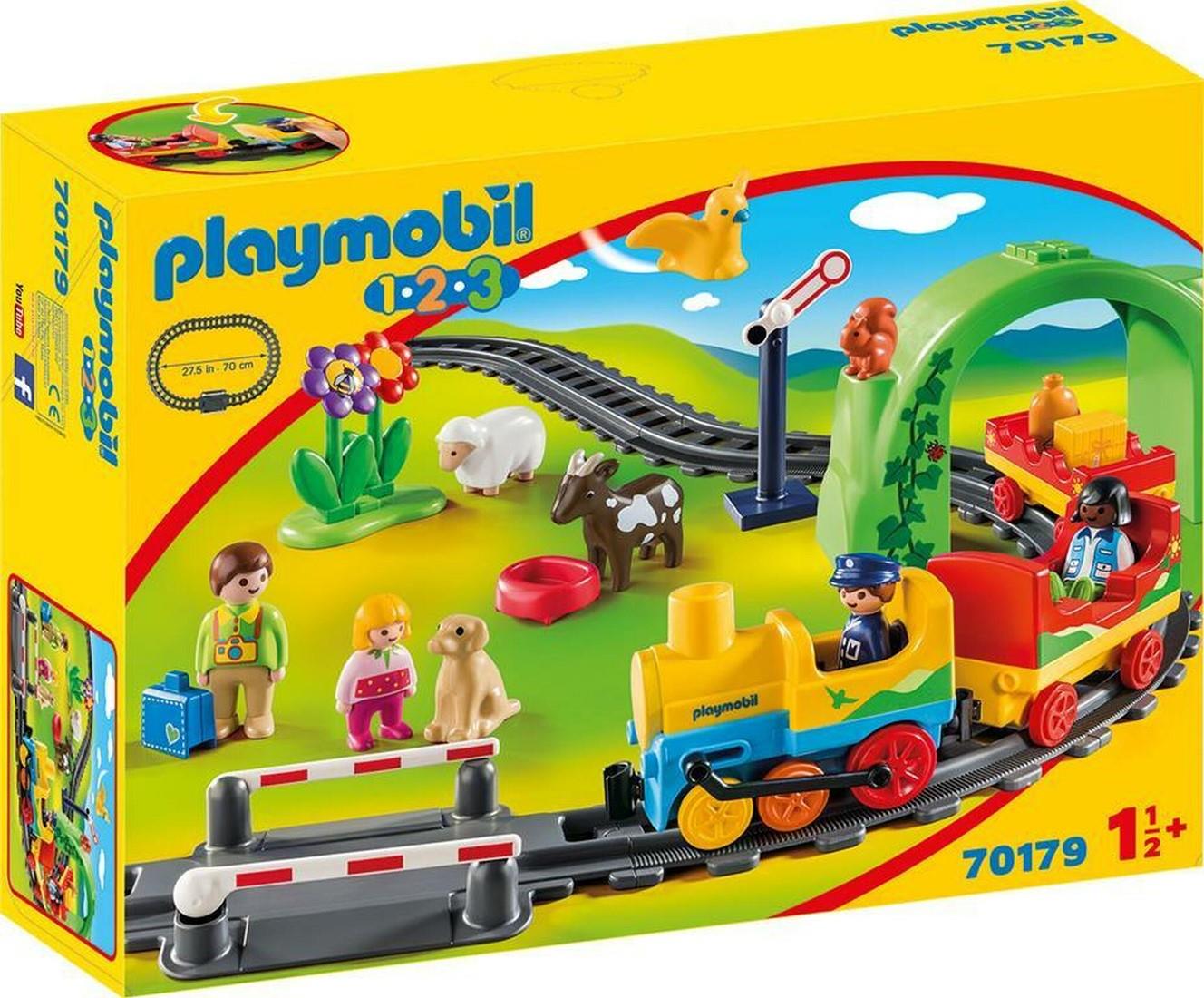Playmobil 1.2.3 My First Train Playset