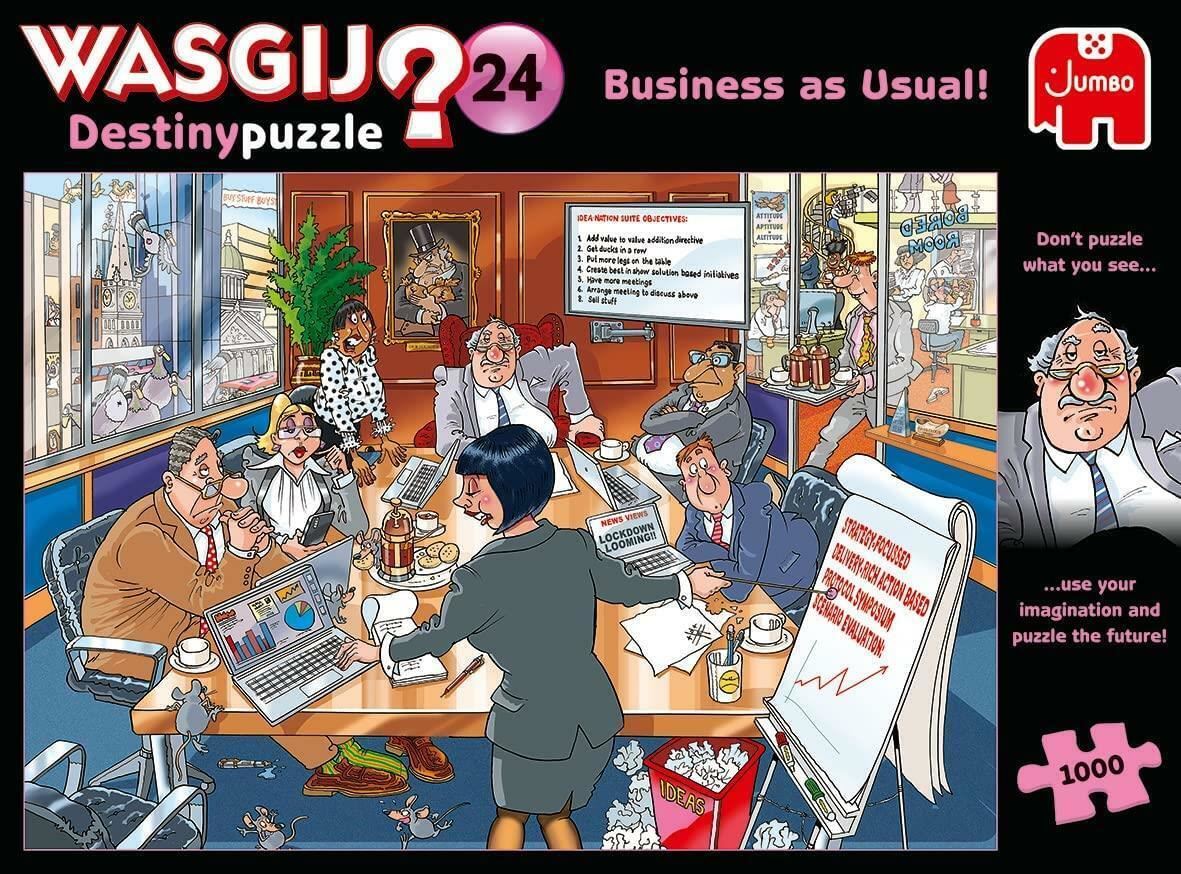 Jumbo Wasgij Destiny 24 - Business as Usual! Jigsaw Puzzles - 1000 Pieces