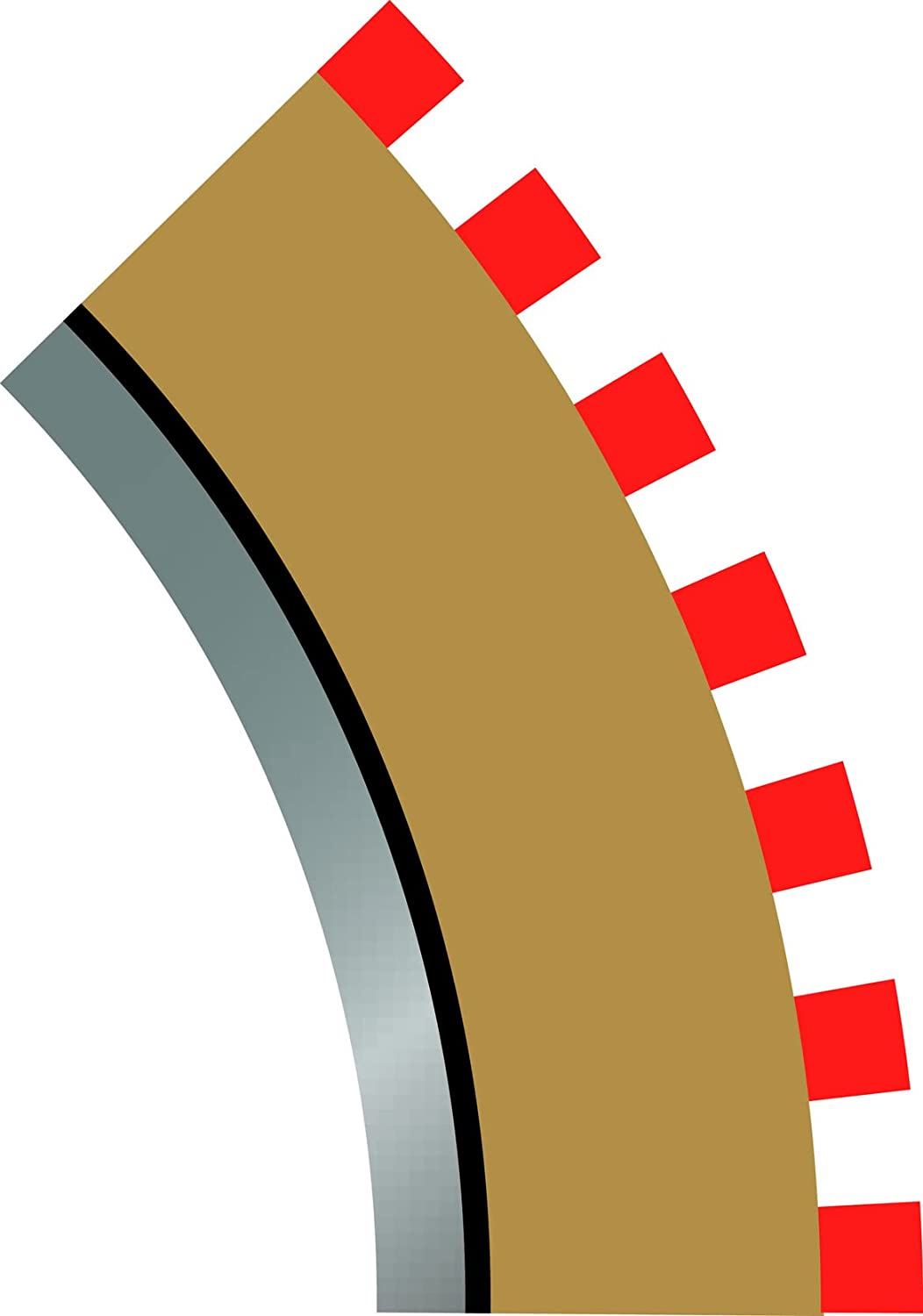 Radius 2 Curve Outer Borders 45? (Set Of 4) Scalextric Accessory Pack