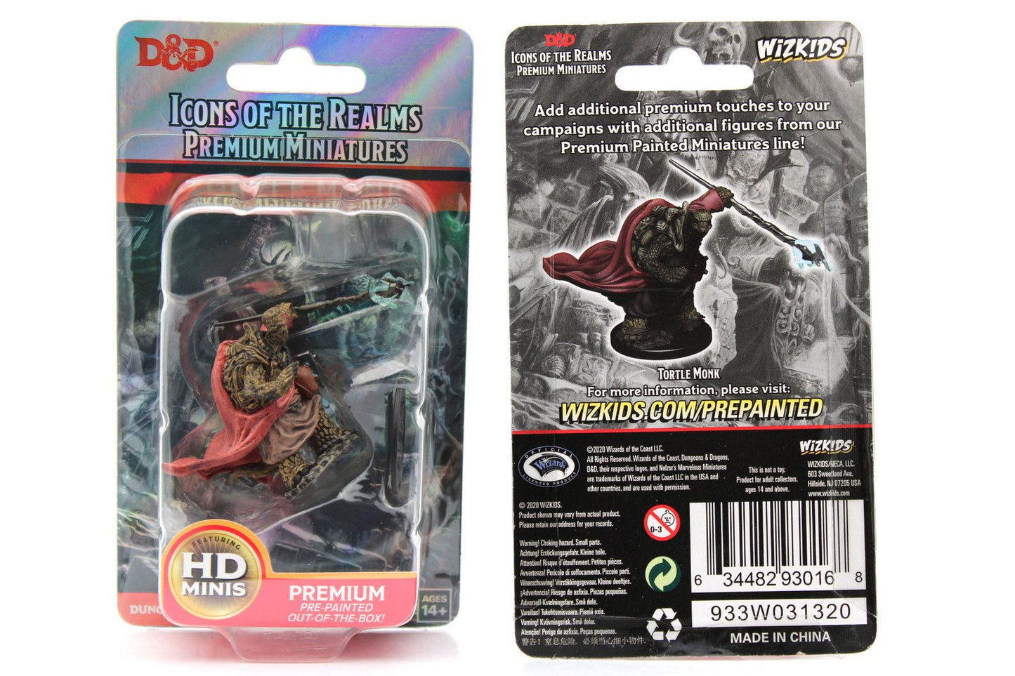 D&D Icons of the Realms Premium Figures (W3) Male Tortle Monk