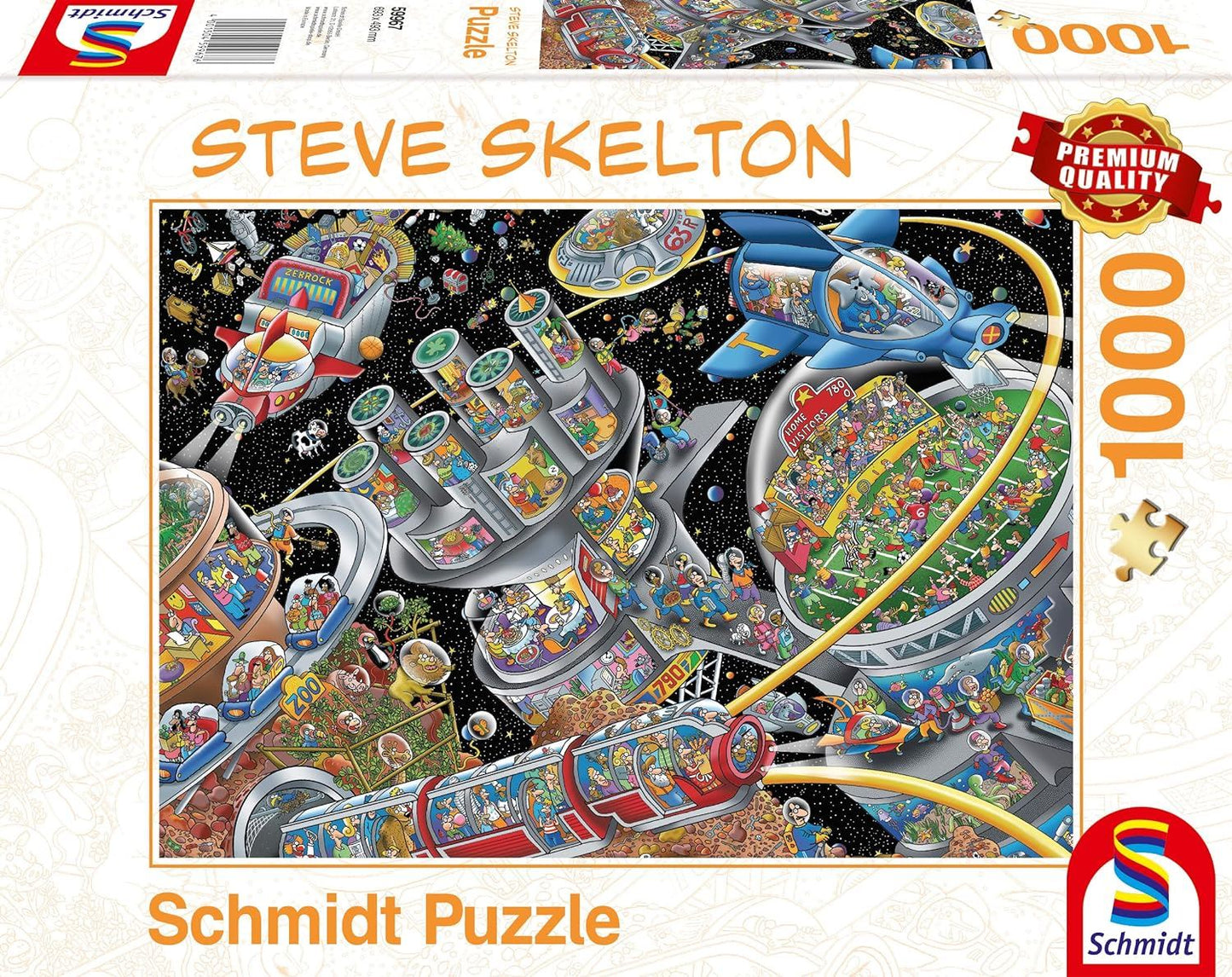Schmidt Steve Skeleton: Space Colony 1000 Piece Jigsaw Puzzle