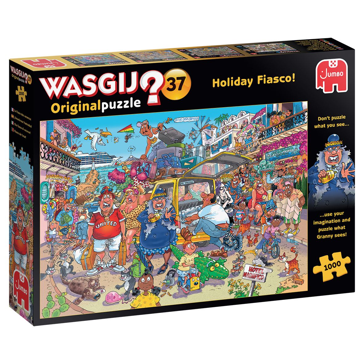 Jumbo Wasgij Original 37 - Holiday Fiasco! Jigsaw Puzzle - 1000 Pieces