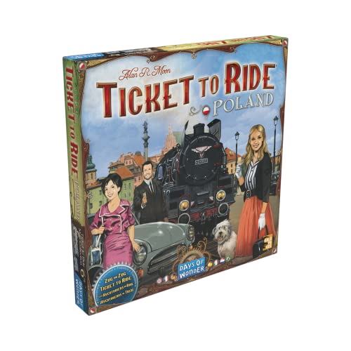 Ticket To Ride Poland: Map Collection Expansion Board Game