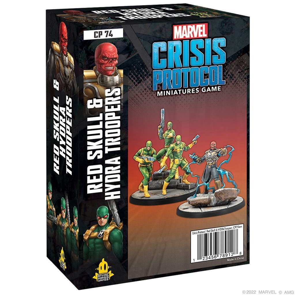 Red Skull & Hydra Troopers: Marvel Crisis Protocol Miniatures