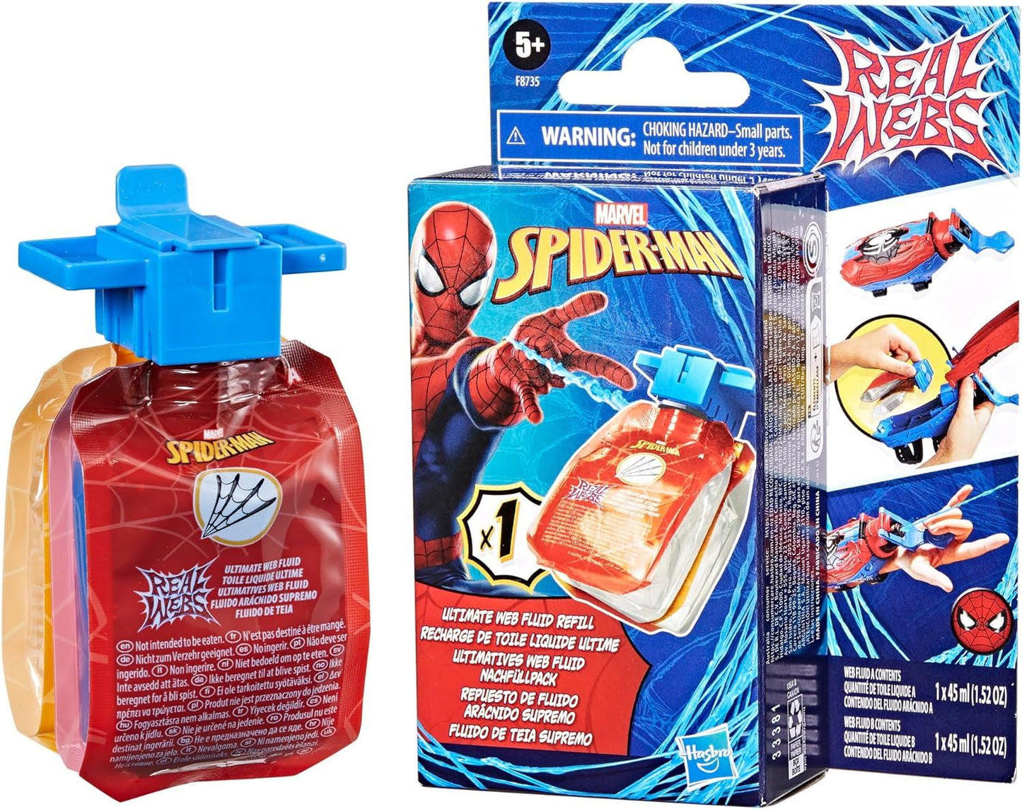 Marvel Spiderman Real Webs Refill Pack