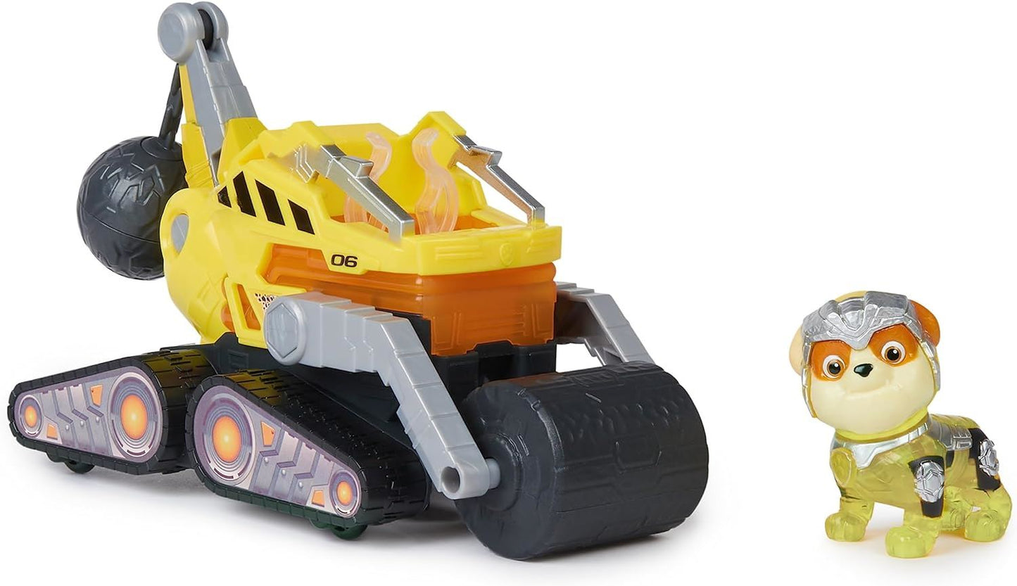 Paw Patrol Mighty Movie Themed Vehicles Rubble