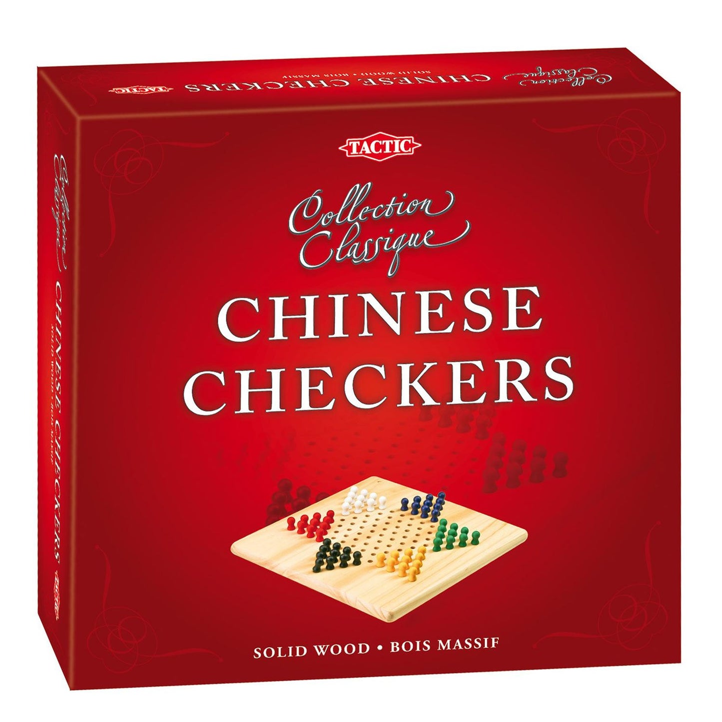 Chinese Checkers - Wooden Classic Game - Tactic Games Board Game