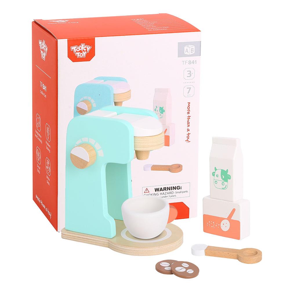 Tooky Toy Wooden Coffee Set