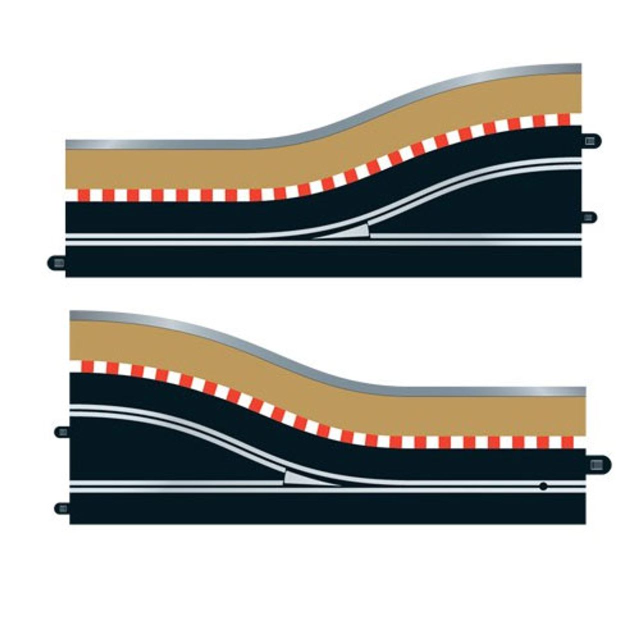 Scalextric Pit Lane Track Right Hand Includes Sensor