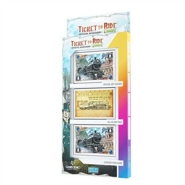 Gamegenic Ticket To Ride Art Sleeves - Europe