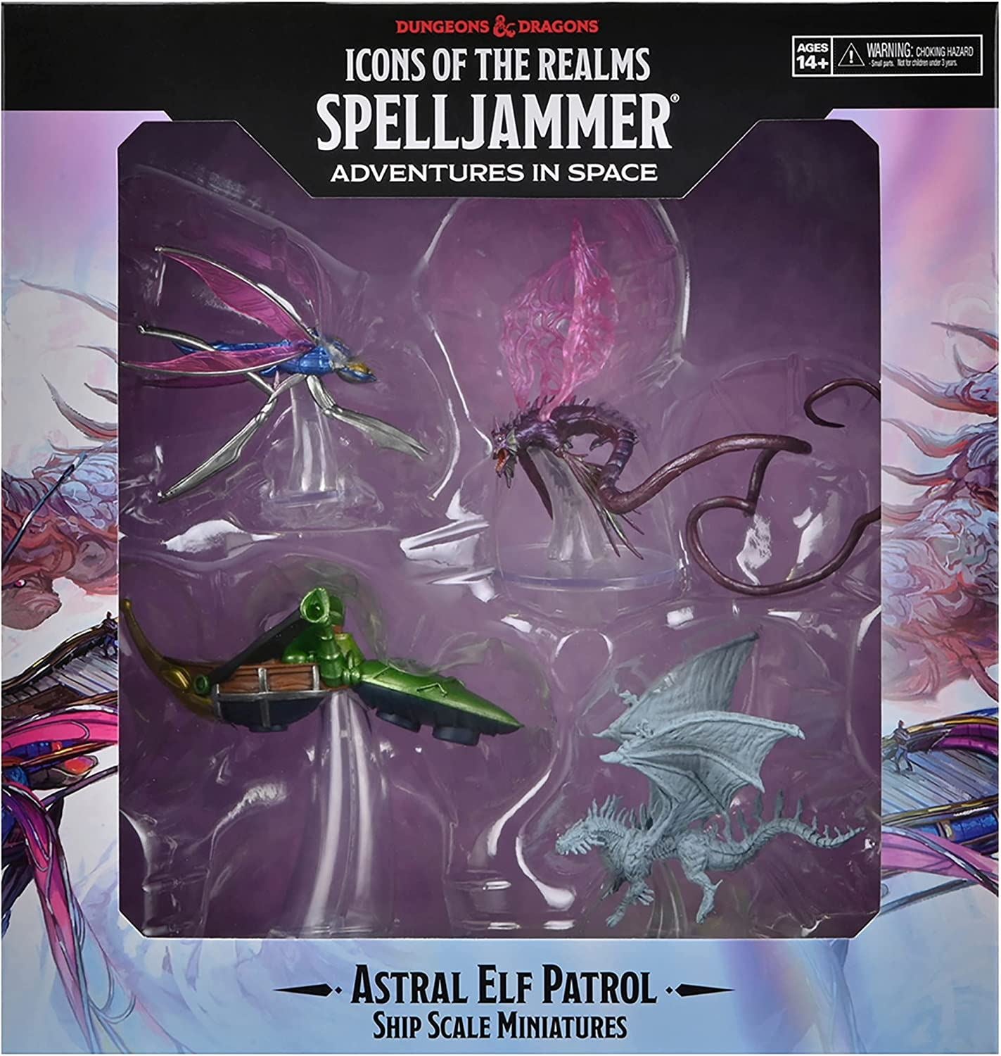 D&D Icons of the Realms: Astral Elf Patrol - Ship Scale Pre-Painted Miniatures
