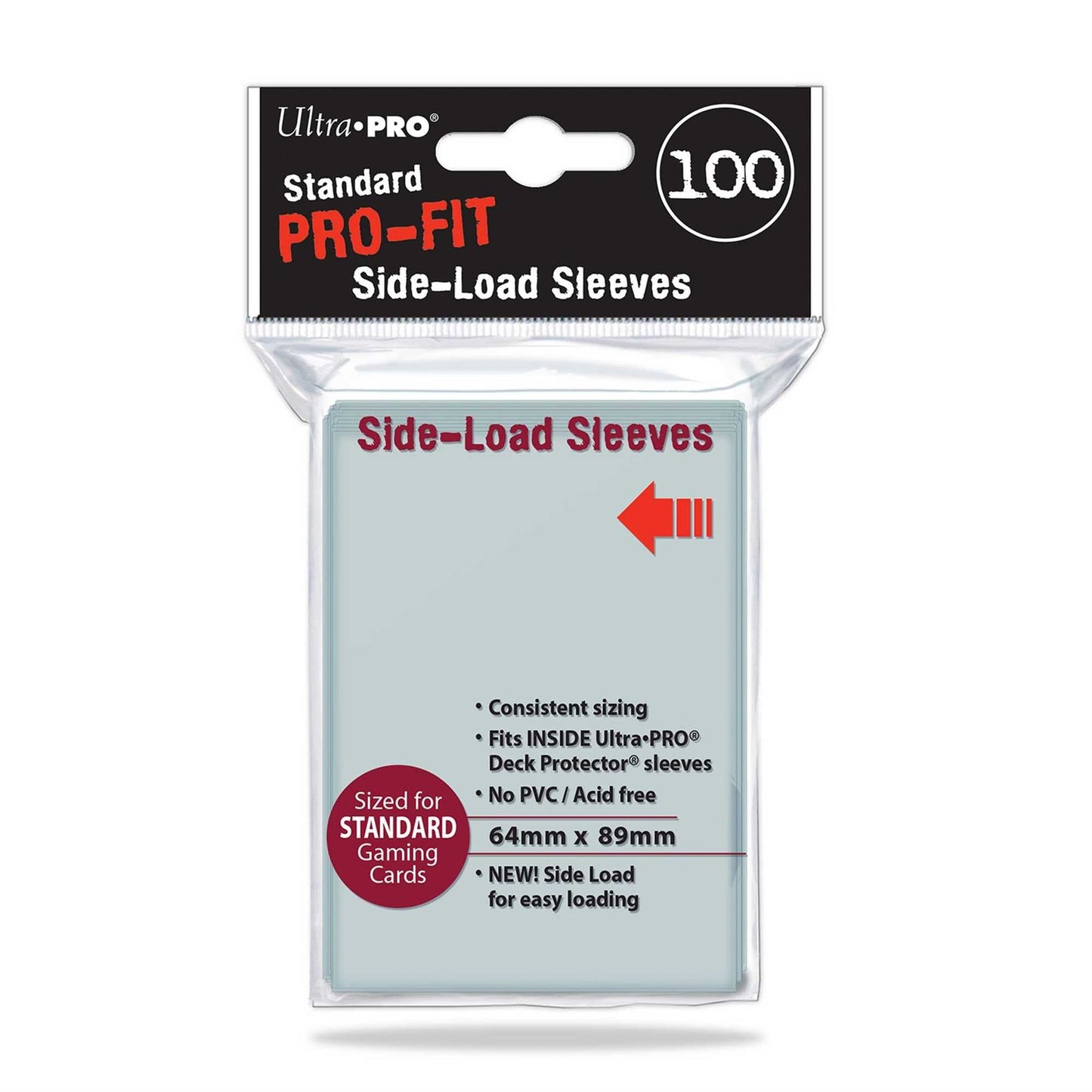 Ultra Pro Pro-Fit Side Loading, 100 Standard Card Sleeve
