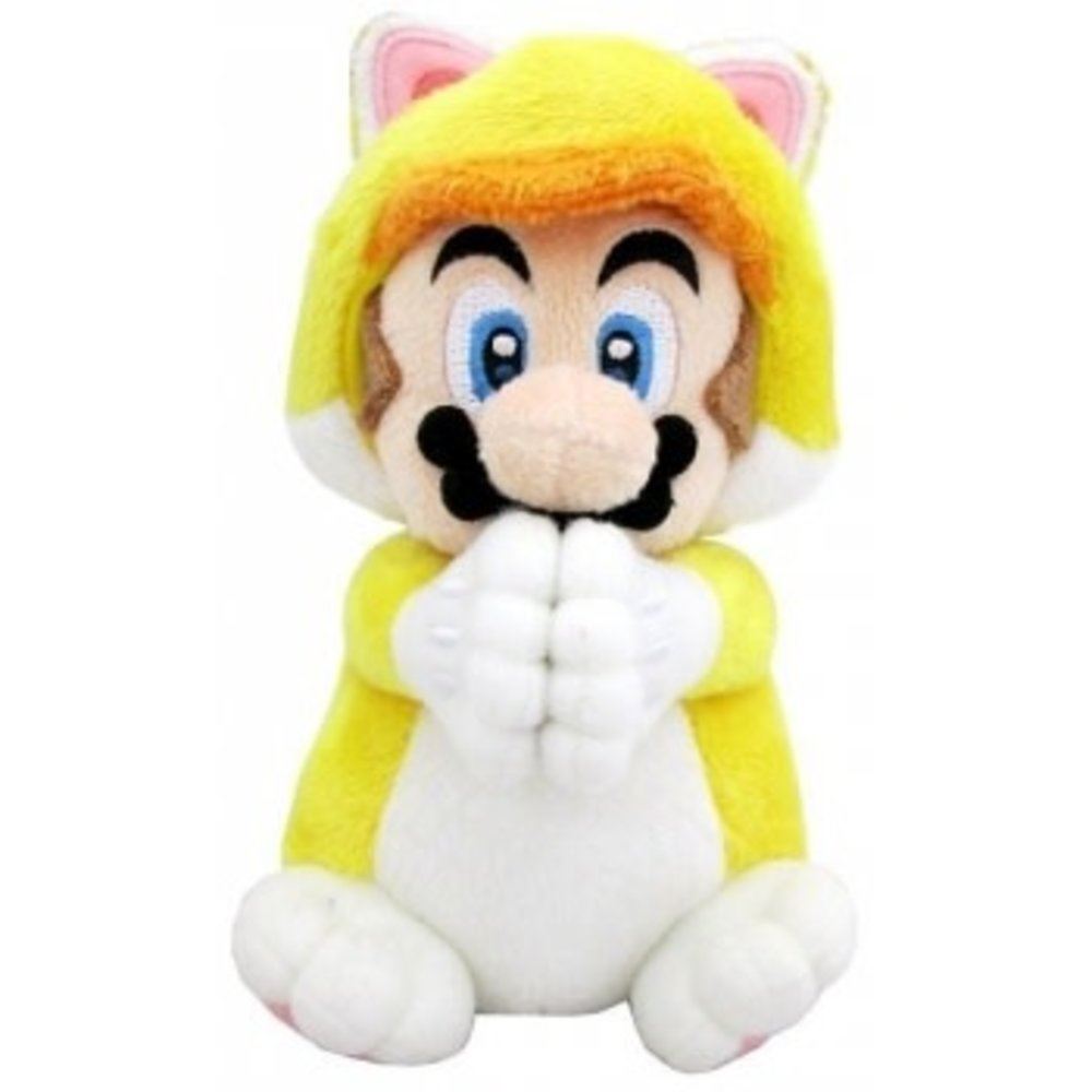 Nintendo Super Mario - Cat Mario 19cm Plush with Magnetic Hands