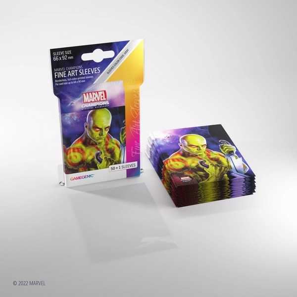 Gamegenic Marvel Champions Fine Art Sleeves Drax