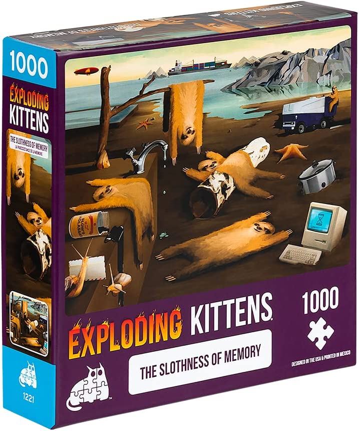 Exploding Kittens The Slothness Of Memory Jigsaw Puzzle - 1000 Pieces