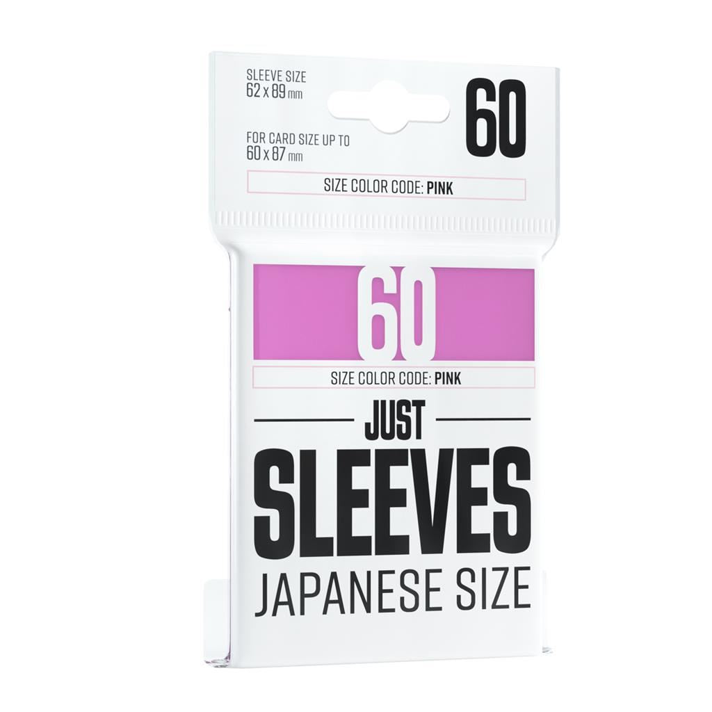 Gamegenic Just Sleeves: Japanese Size Pink 60 Sleeves