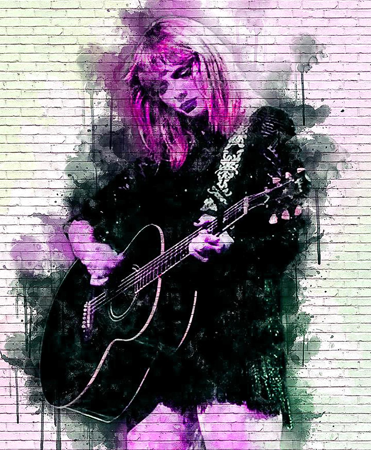 Taylor Swift 60cm x 49.5cm Large Metal Sign