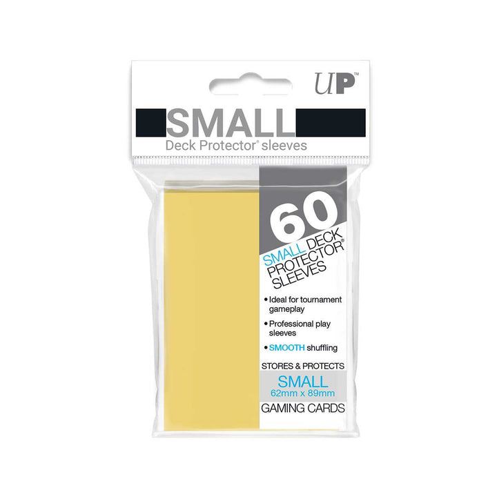 Ultra Pro 60 Small Deck Protectors - Yellow