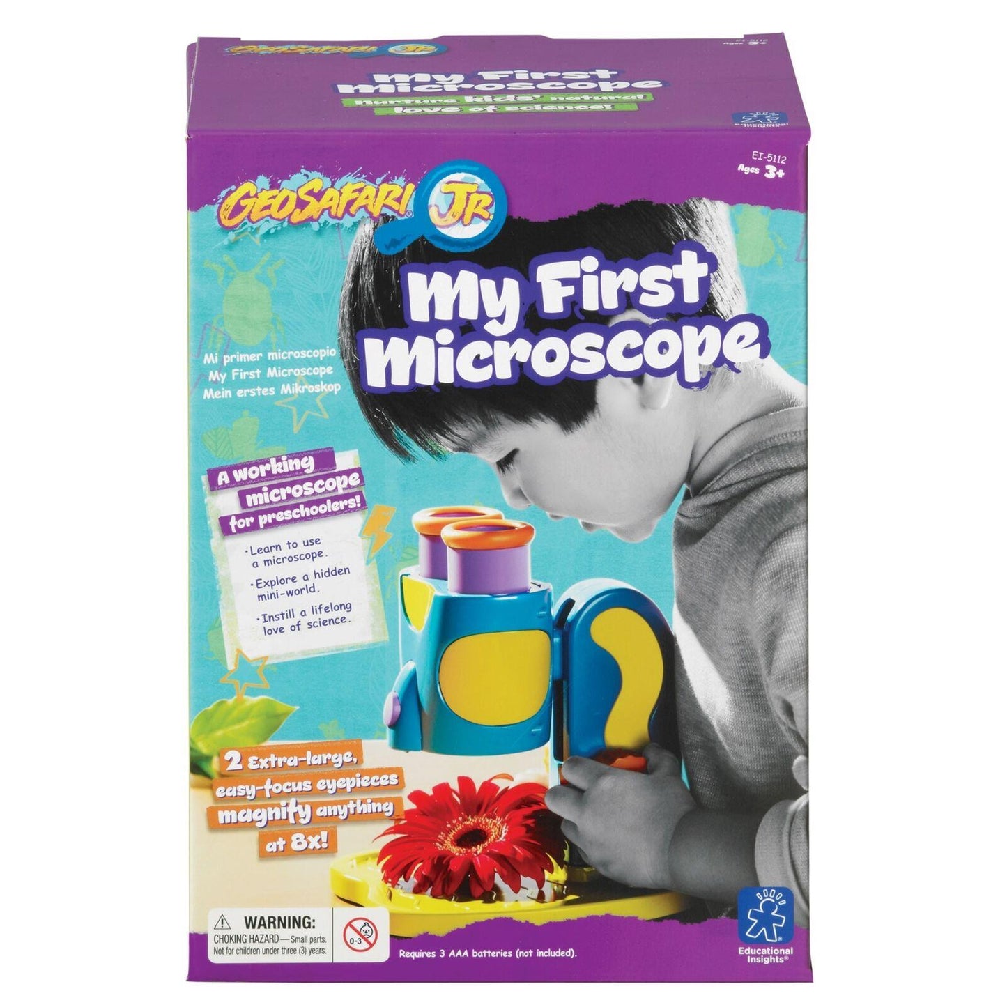 Learning Resources - GeoSafari Jr. My First Microscope (Multi-Colour)