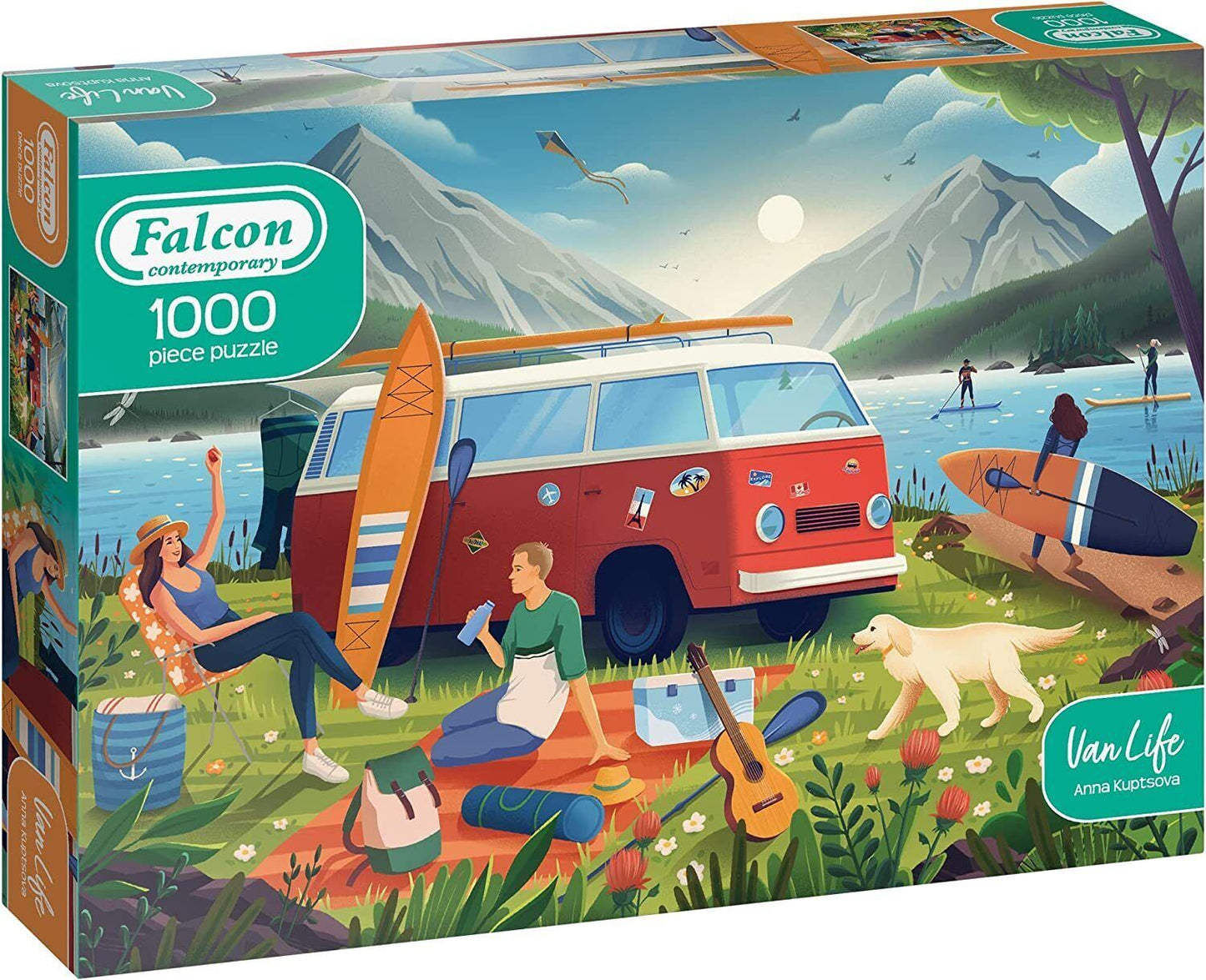 Jumbo Falcon Contemporary Van Life Jigsaw Puzzle - 1000 Pieces