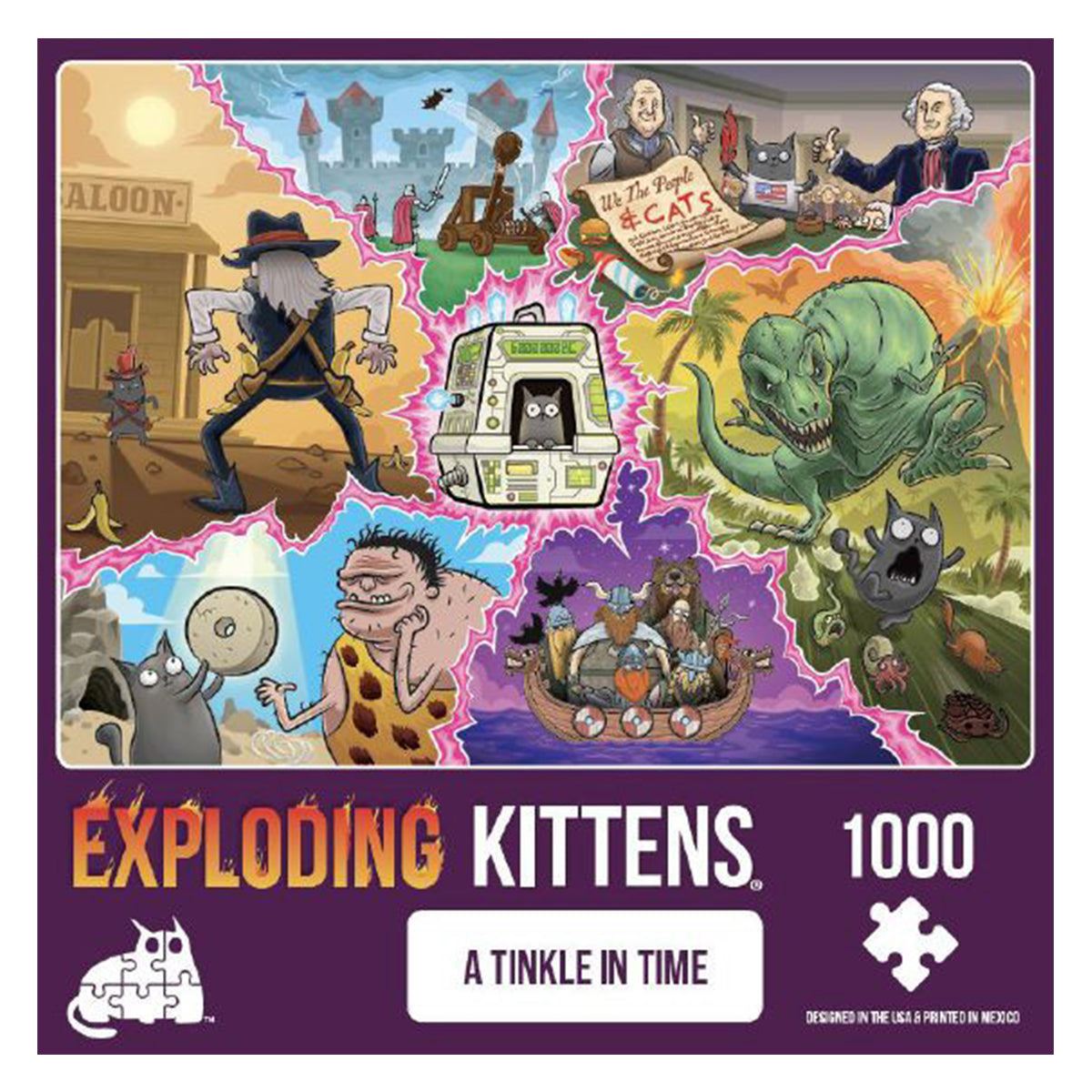 Exploding Kittens A Tinkle In Time Jigsaw Puzzle - 1000 Pieces