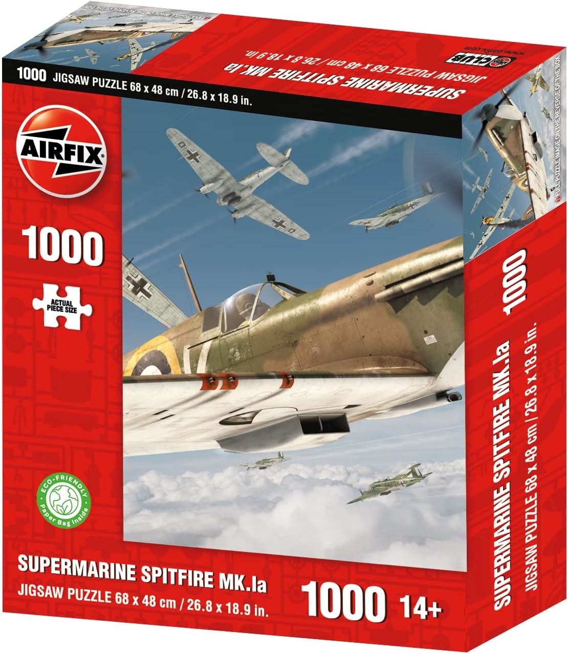 Airfix Supermarine Spitfire MK.la 1000 Piece Jigsaw Puzzle