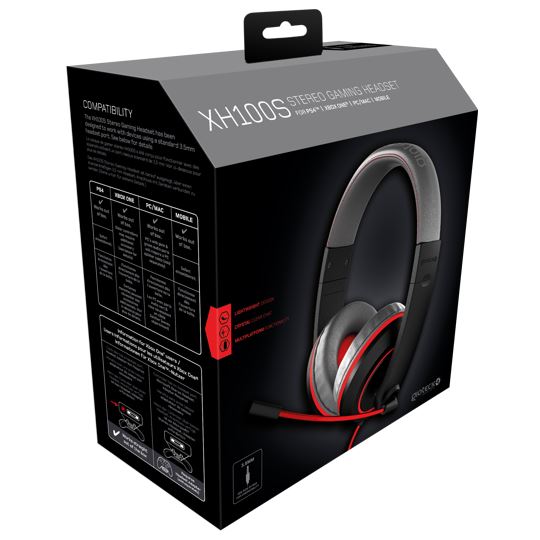 Gioteck XH-100S Wired Stereo Headset Blue/Red