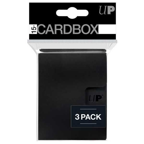 Ultra PRO 15+ Card Box 3-pack - Black