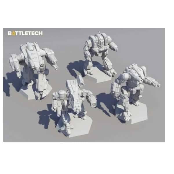 BattleTech Inner Sphere Support Lance Minatures