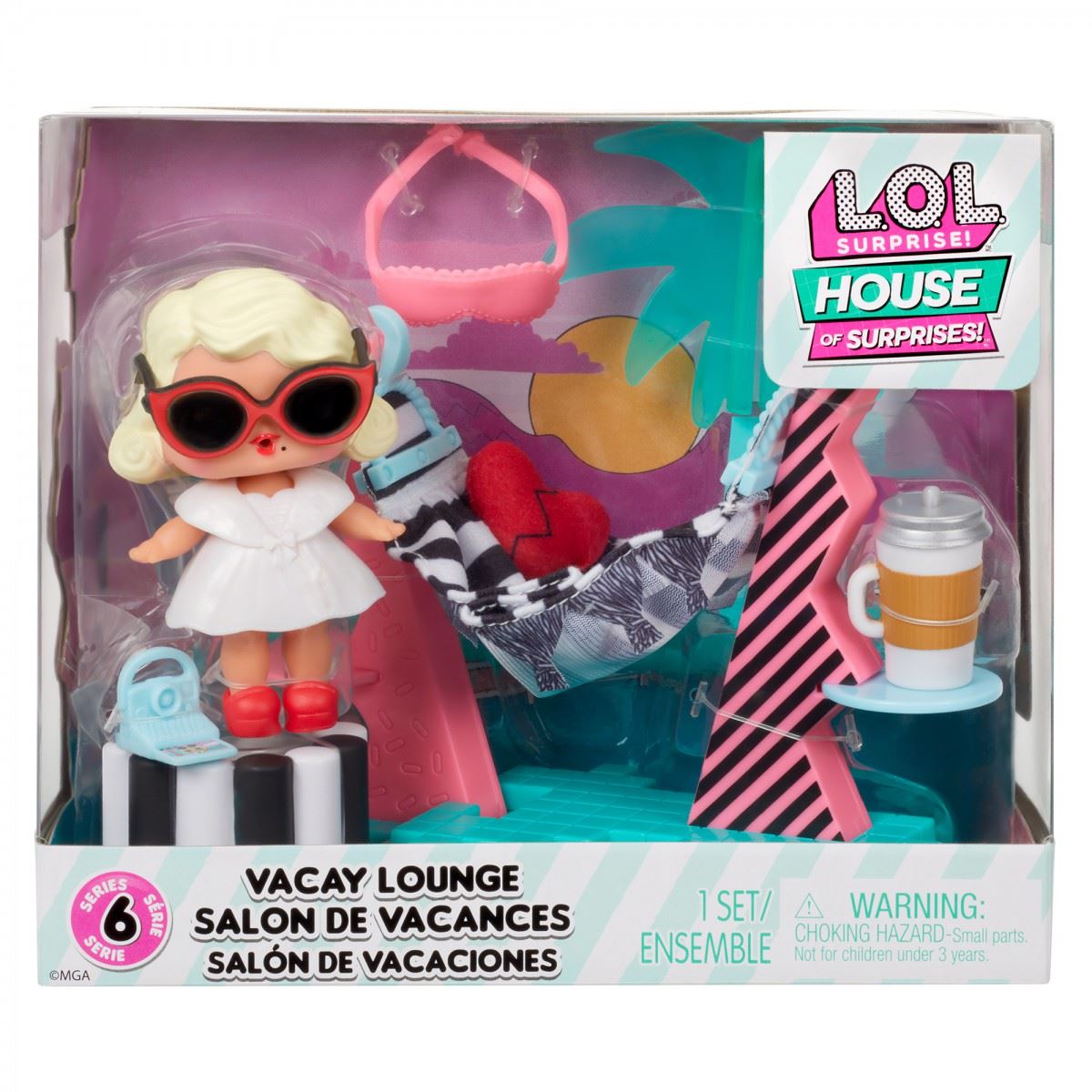 L.O.L Surprise Furniture Playset With Doll