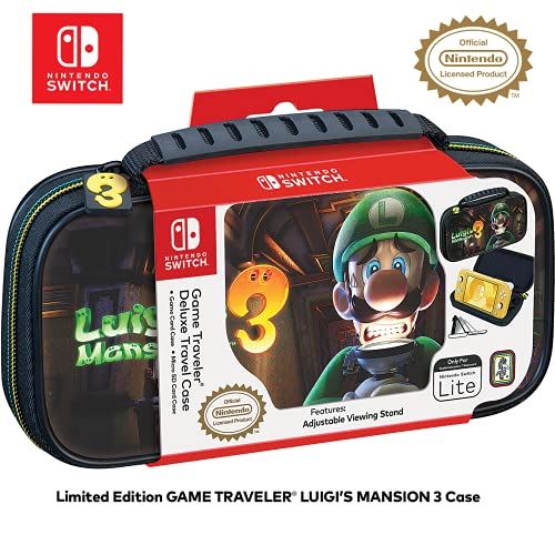 Nintendo Switch Lite Deluxe Travel Case - Luigi's Mansion 3