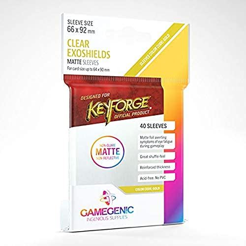 Gamegenic MATTE Exoshields Clear - 40 Sleeves