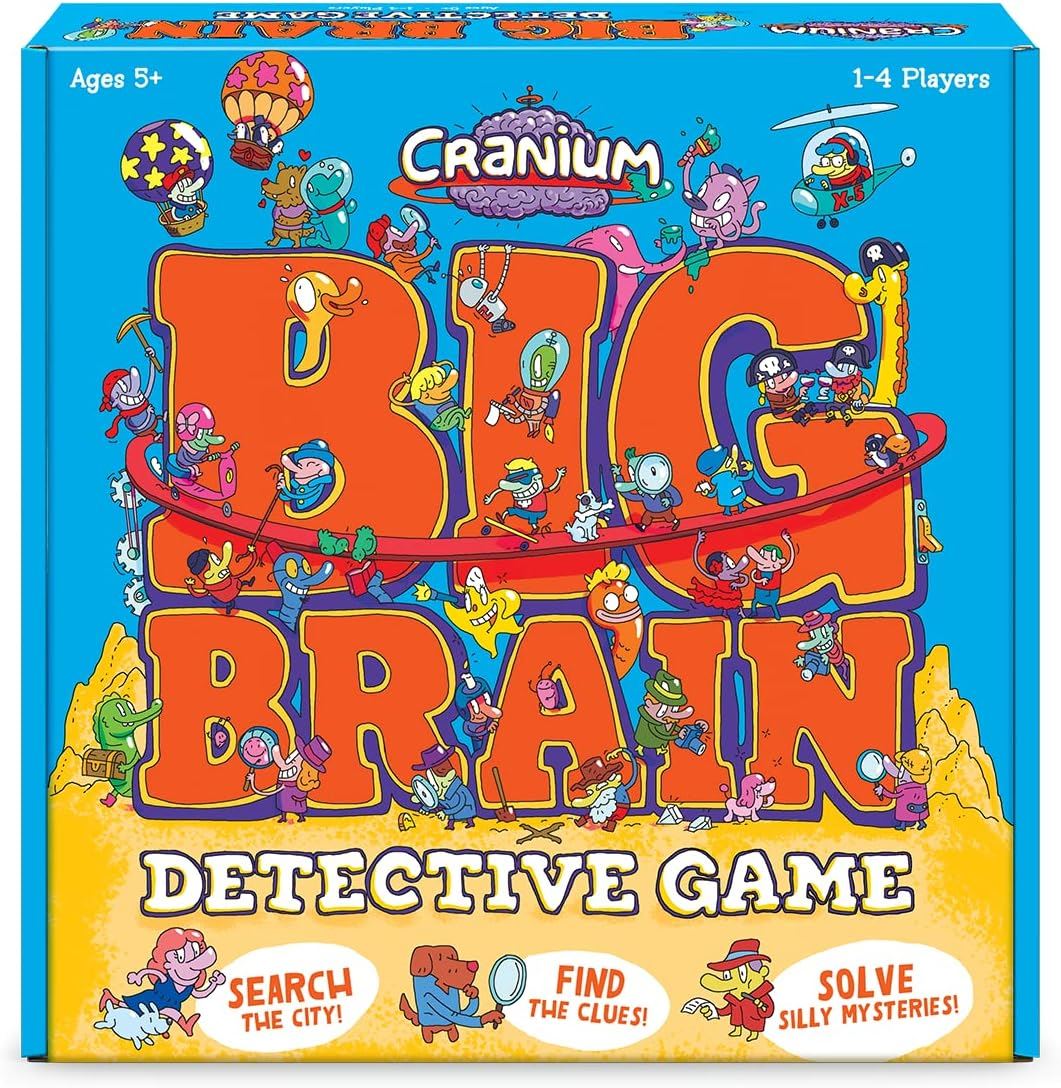 Crainium Big Brain Detective Board Game