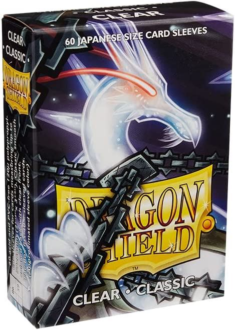 Dragon Shield Japanese Classic Clear Classic In Box - 60 Sleeves