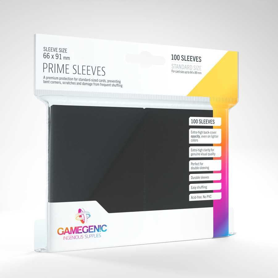 Gamegenic Prime Sleeves Black 100 Sleeves