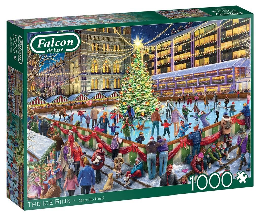 Jumbo Falcon de Luxe The Ice Rink Jigsaw Puzzle - 1000 Pieces
