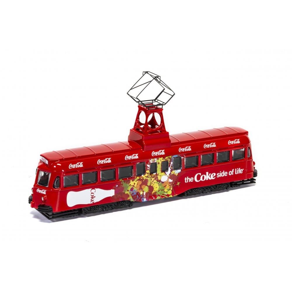 Corgi Coca Cola Single Decker Tram- Coke Side of Life Diecast Model