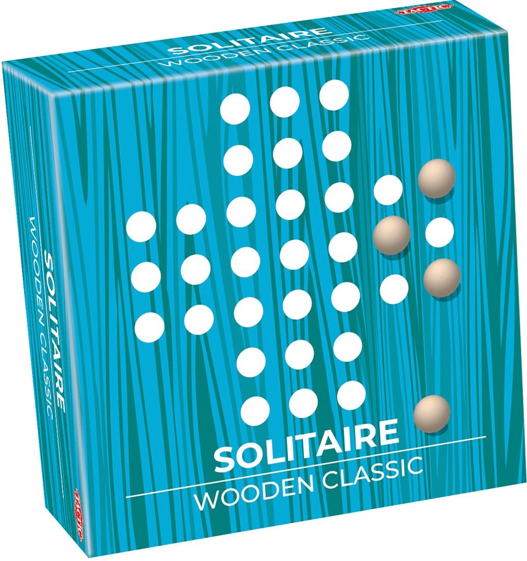 Solitaire Wooden Classics Board Game