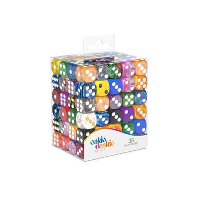 Oakie Doakie Dice D6 Dice Retail Pack 16 mm Mixed (120)