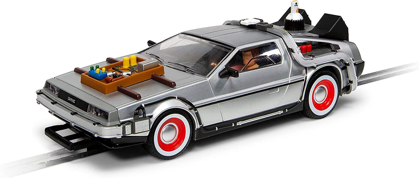 Scalextric Back to the Future Part 3 Time Machine Slot Car (Silver)