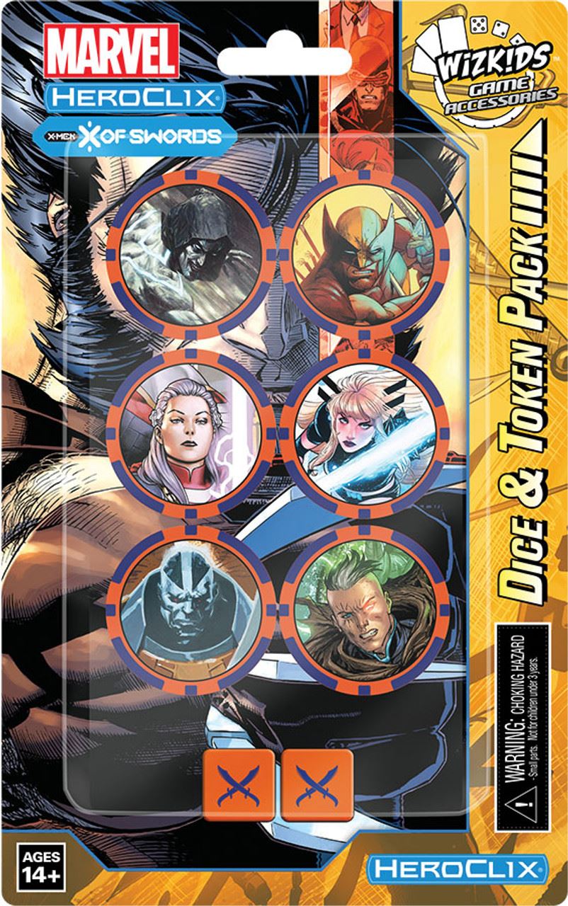 Marvel HeroClix: X-Men X of Swords Dice & Token Pack