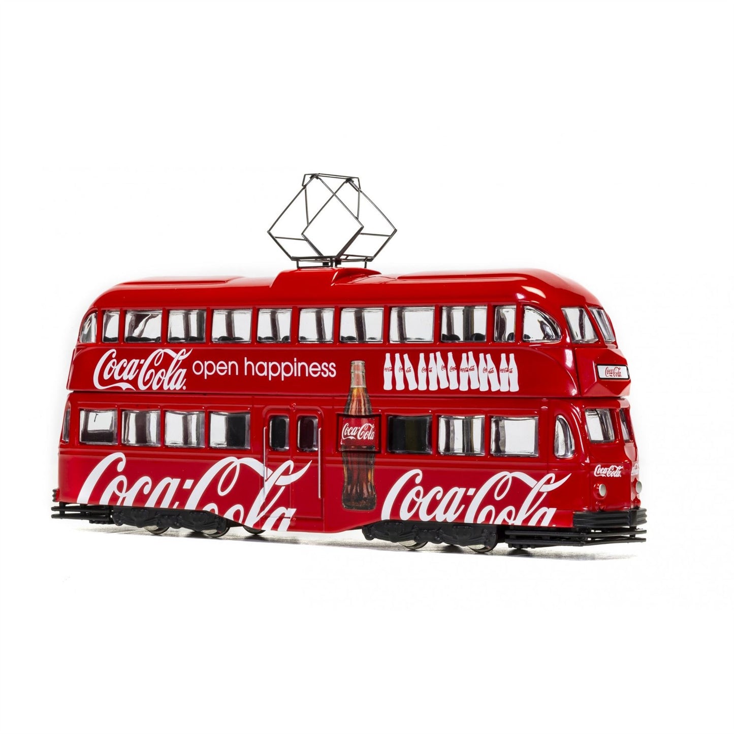Corgi Coca Cola Double Decker Tram - Open Happiness Diecast Model
