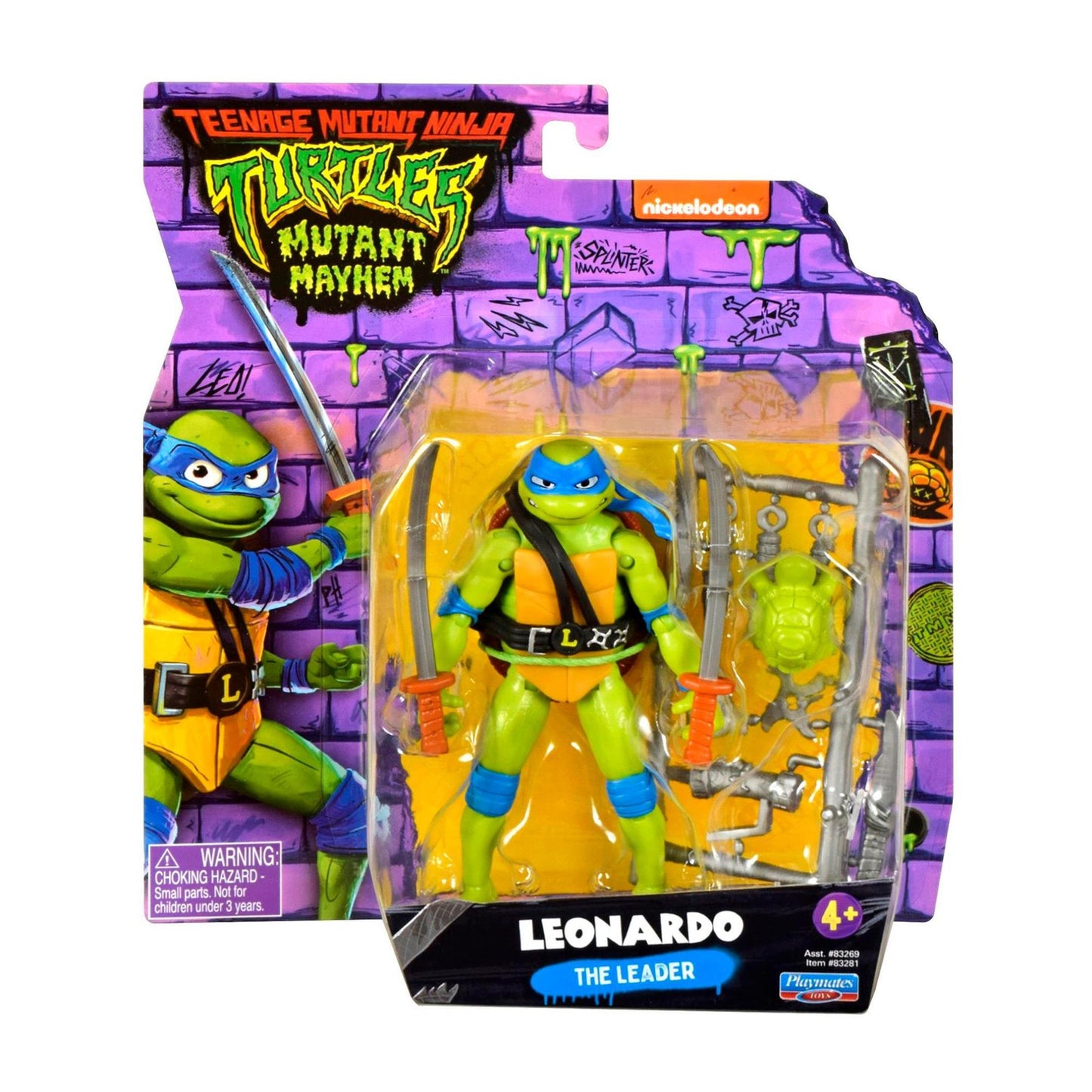 Teenage Mutant Ninja Turtles TMNT Movie Basic Figures Leonardo