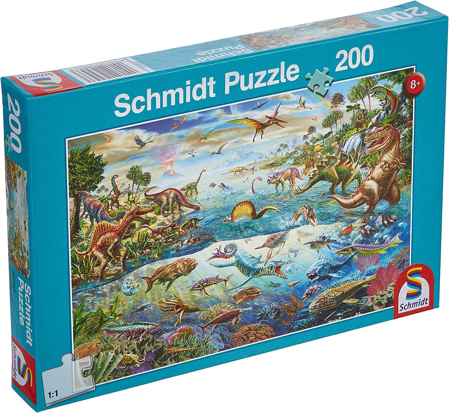 Schmidt Discover the Dinosaurs 200 Piece Jigsaw Puzzle