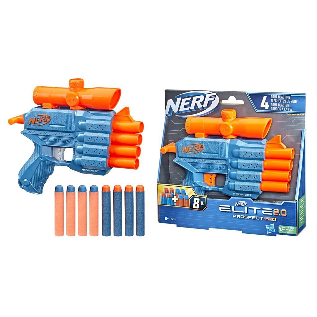 Nerf Elite 2.0 Prospect QS 4 Dart Blaster