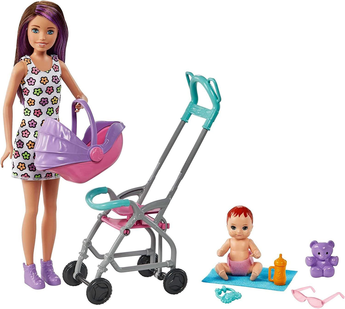 Barbie Skipper Babysitters Inc. Skipper Doll With Stroller and Baby