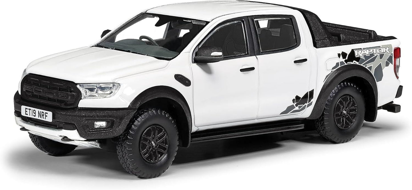 Corgi Ford Ranger Raptor X, Frozen White Car